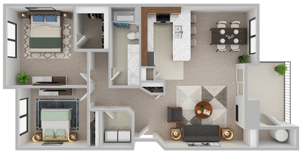 Horizon - 2x1 B203 floor plan